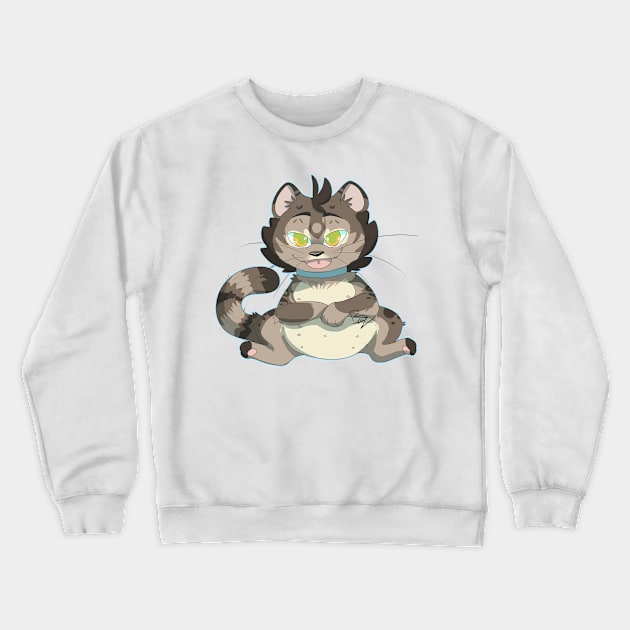 Fat Cat Crewneck Sweatshirt by UdderlyFabulous